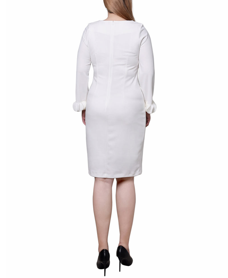 Long Sleeve Scuba Dress