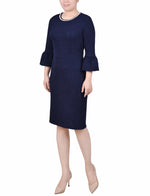 3/4 Length Bell Sleeve Dress