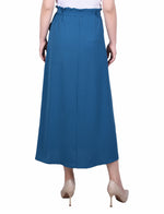 Ankle Length Belted A-Line Skirt
