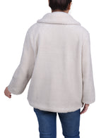 Long Sleeve Double Breasted Sherpa Jacket