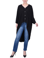 Hi Lo Batwing Sleeve Cardigan