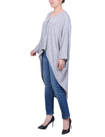 Hi Lo Batwing Sleeve Cardigan