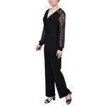Jumpsuit With Lace Sleeve