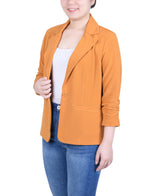 3/4 Sleeve Knit Ottoman Jacket