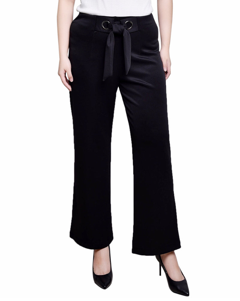 Wide Leg Grommet Pants