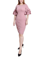 Bolero Sleeve Body Con Dress