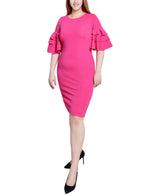 Bolero Sleeve Body Con Dress