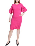 Bolero Sleeve Body Con Dress