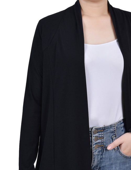 Long Sleeve Collared Cardigan