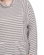 Long Sleeve Striped Tunic Top