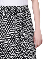 Petite Maxi Skirt With Sash Waist Tie