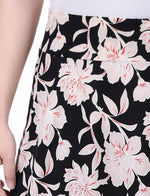 Petite Wide Waisted Knee Length Skirt