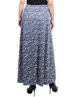 Petite Ring Detail Midi-Length Skirt