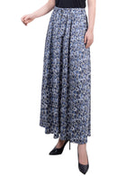 Petite Ring Detail Midi-Length Skirt