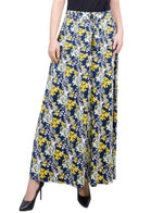 Petite Ring Detail Midi-Length Skirt