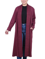 Petite Long Sleeve Ponte Coatigan