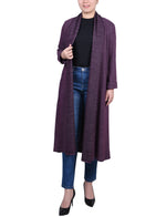 Petite Long Sleeve Ponte Coatigan