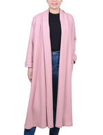 Petite Long Sleeve Ponte Coatigan