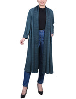 Petite Long Sleeve Ponte Coatigan