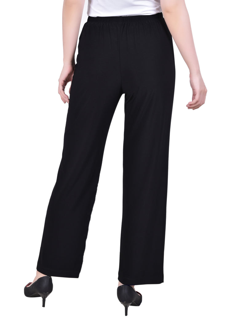 Petite Short Inseam Pull-On Pant