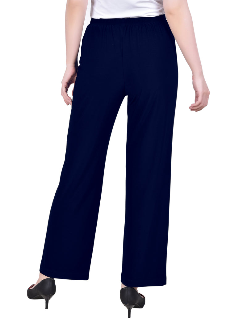 Petite Short Inseam Pull-On Pant