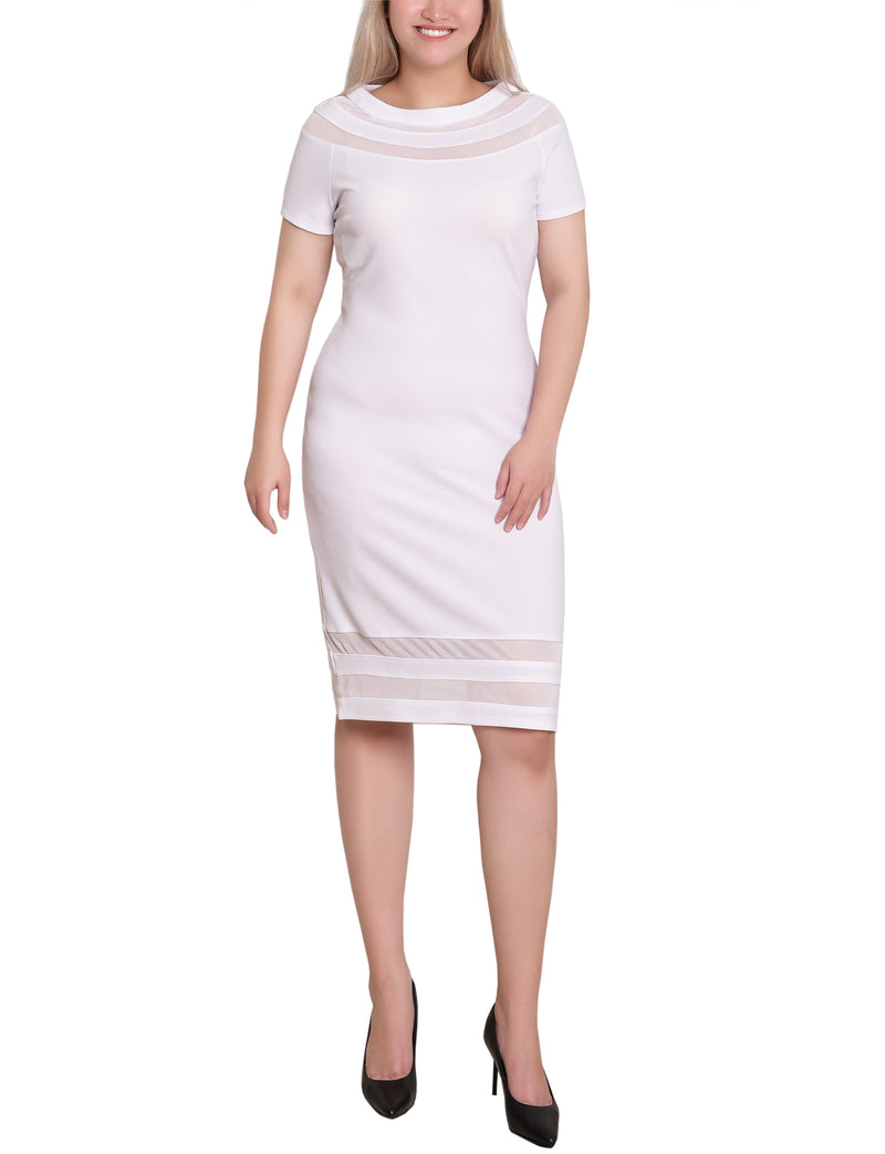 short sleeve petite cocktail dresses Sequin Short Mini Fitted Lace Cocktail Dress Primavera Couture 4450
