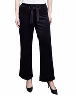 Petite Wide Leg Grommet Pants