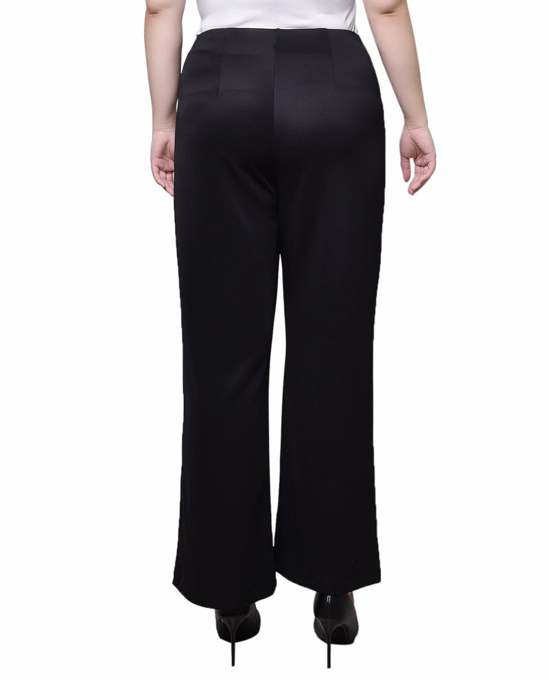 Petite Wide Leg Grommet Pants