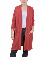 Petite Knee Length Cardigan