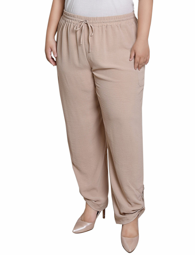 Plus Size Pull On Cargo Pants