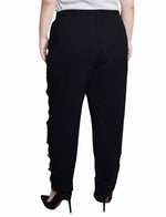 Plus Size Cuffed Long Pants