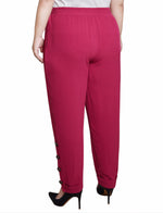 Plus Size Cuffed Long Pants