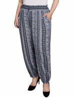 Plus Size Smock-Waist Pants