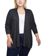 Plus Size Long Sleeve Swing Cardigan