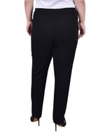 Plus Size Scuba Crepe Ankle Pant