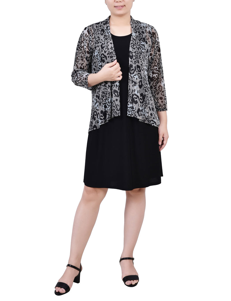 Cardigan And Dress Set