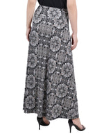 Maxi Skirt With Sash Waist Tie