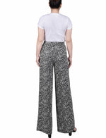 Wide Leg Pull On Pant