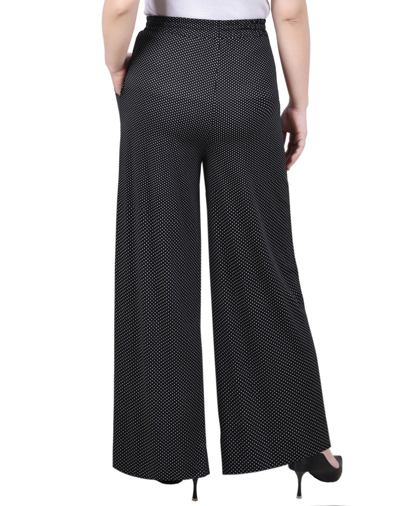 Wide Leg Pull On Pant