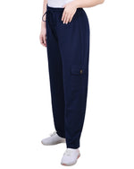 Petite Knit Gauze Pants