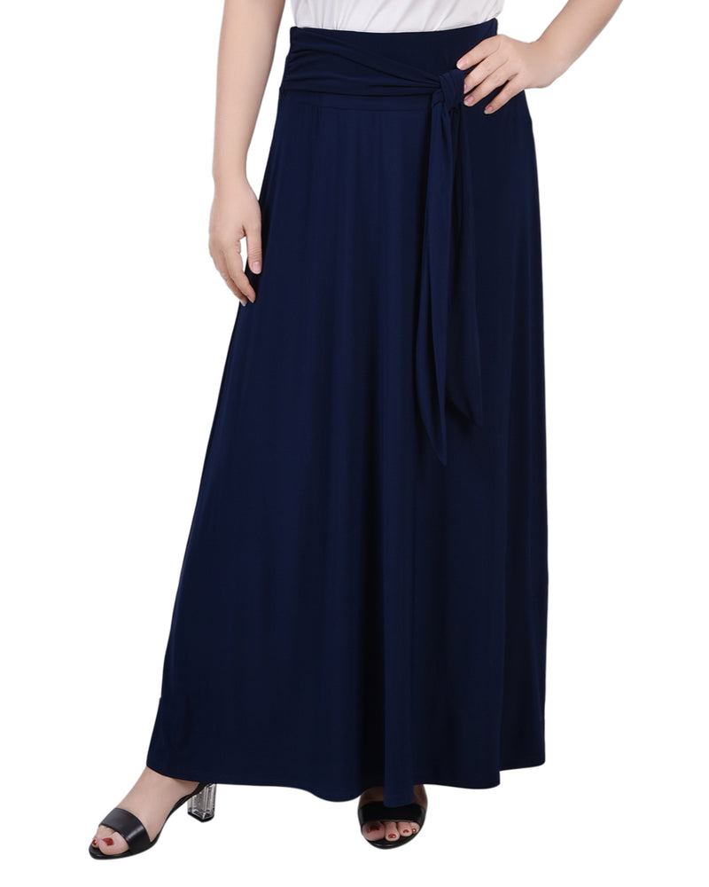 Petite maxi skirt elastic waist Clearance