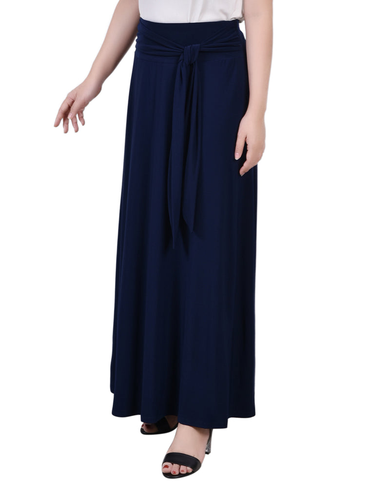Petite maxi skirt elastic waist Clearance