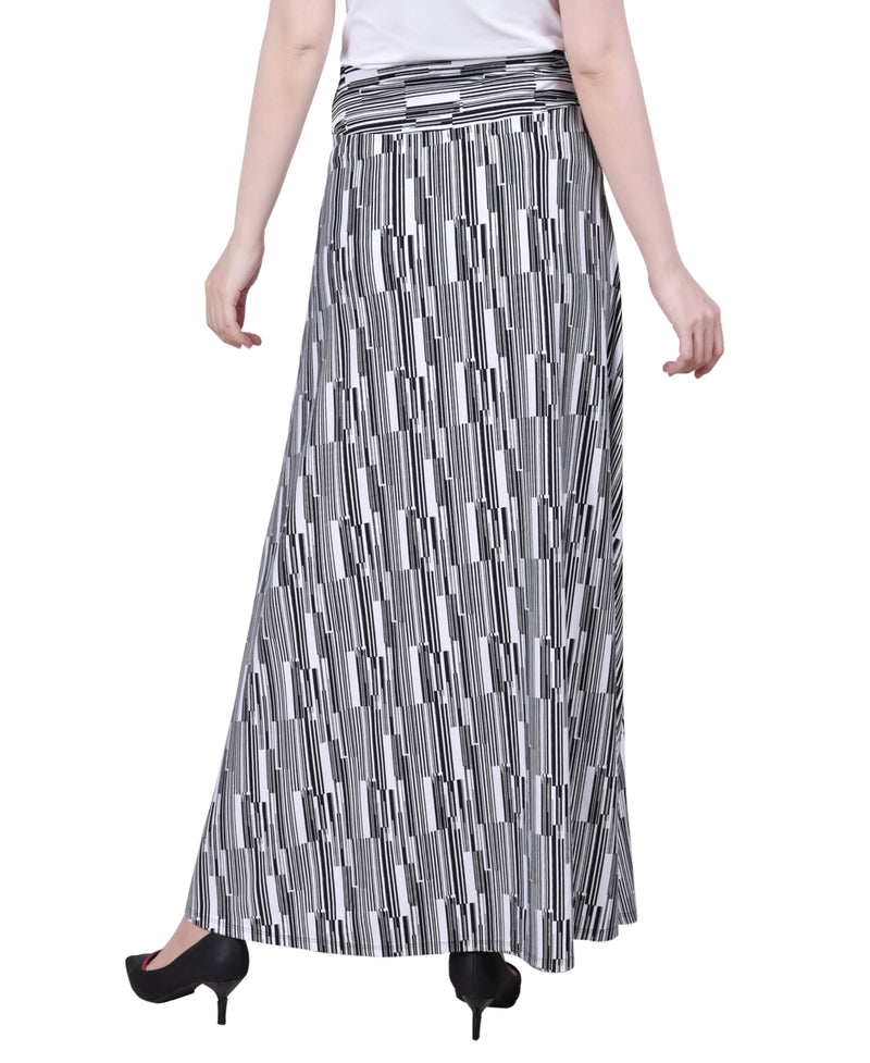 Maxi Skirt With Sash Waist Tie