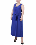 Plus Size Ankle Length Sleeveless Dress