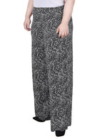 Plus Size Wide Leg Pull On Pant