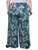 Plus Size Wide Leg Pull On Pant