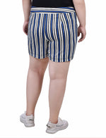 Plus Size Yoked Sailor Shorts